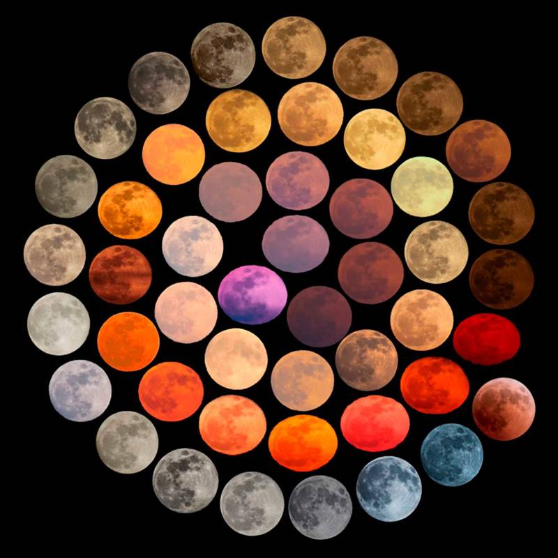 A Lua de todas as cores