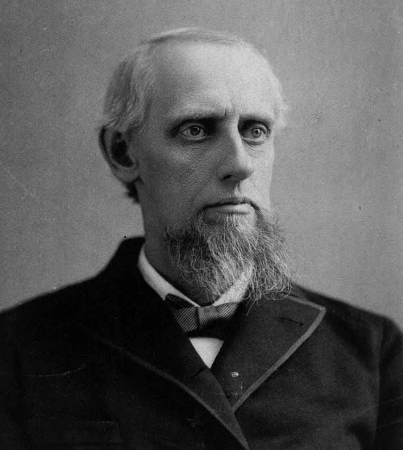 Retrato de Amos Dolbear em 1880