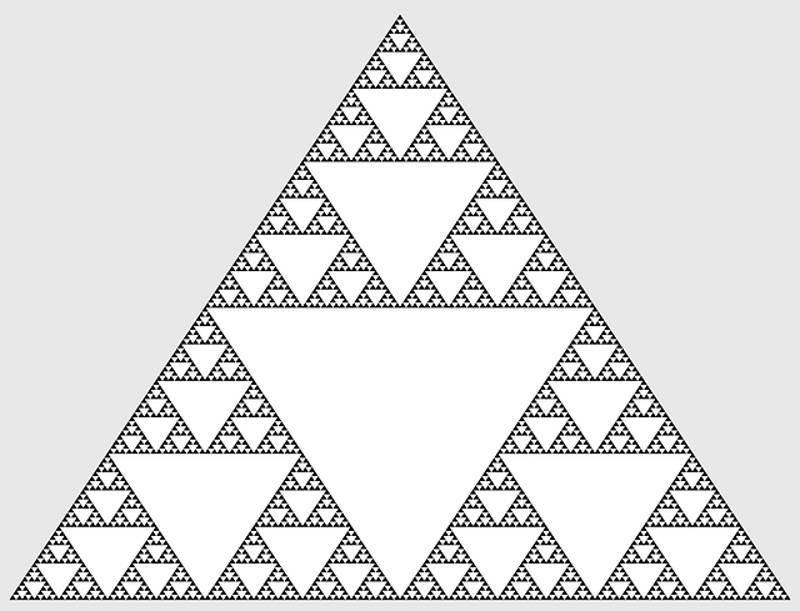  triângulo de Sierpinski 