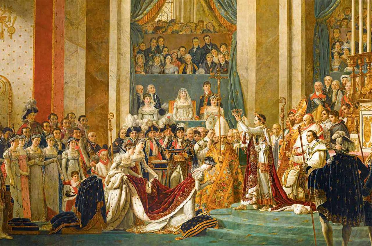 Napoleão coroa Josefina