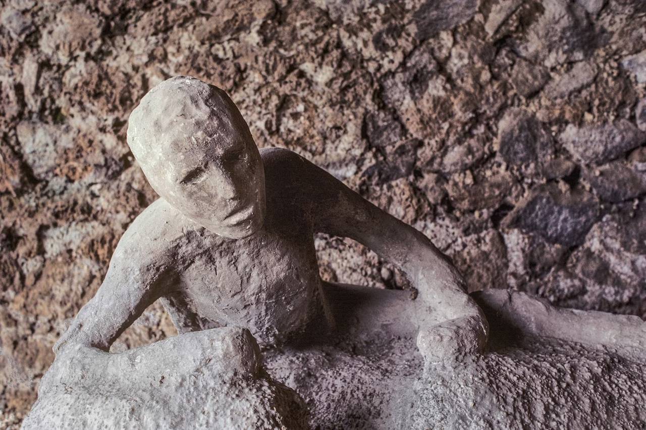 Restos mortais de mais de mil residentes de Pompei