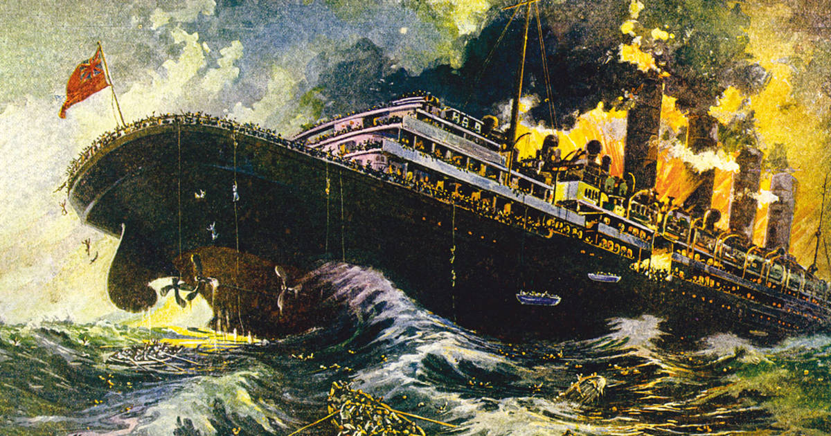 Maio de 1915: A história do naufrágio do “Lusitania”