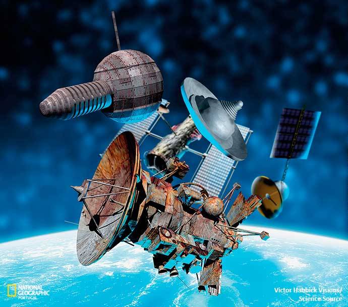 Satélites artificiais: objectos que enviamos para o espaço