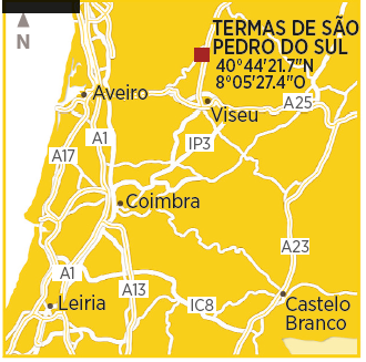São Pedro do Sul  mapa